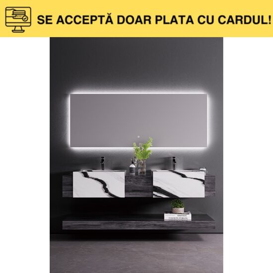 MOB.BAIE+OGL.140X55 COMPOZIT SR-1203-140D 3c dublu
