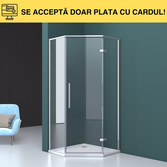 CAB.DUS MOSS03 900X900X1950 CHROM