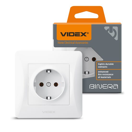 PRIZA SIMPLA CP BINERA ALB VF-BNSK1G-W