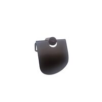 SUPORT HARTIE IGIENICA CU CAPAC NEGRU MAT 30633-B