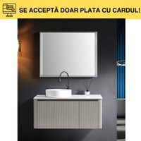 MOB.BAIE+OGLINDA 100X50 PVC RF-6815-100 3c pe blat