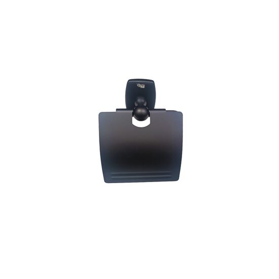 SUPORT HARTIE IGIENICA CAPAC MET.NEGRU MAT BLACK 7533-B