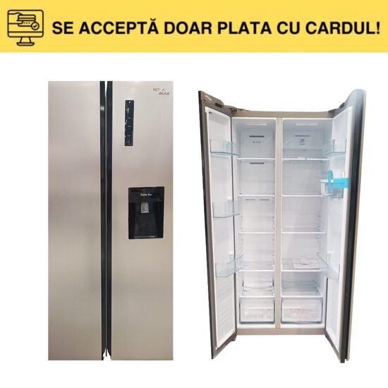 SIDE-BY-SIDE NowaMax BCD-456WD 440L TOTAL NOFROST SILVER