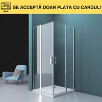 CAB.DUS TUPLA1 900X900X1950 CHROM