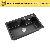 CHIUV.QUARTZ BLACK 750X450X220 SG-G7545TS