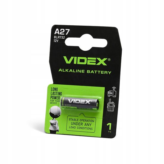 BATERIE ALCALINA VIDEX A27 1BUC