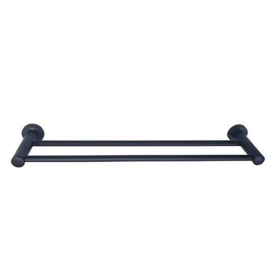 BARA DUBLA PENTRU PROSOAPE NEGRU MAT 8725-B