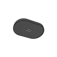 PARA DUS TAVAN NEGRU A06101MB 1-F RECTANGULAR