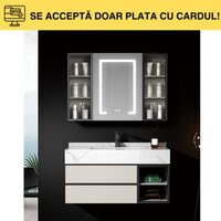 MOB.BAIE+OGLINDA 100x50 PVC RF-6437 2c