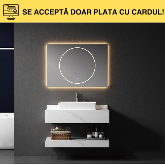 MOB.BAIE+OGLINDA 60X50 COMPOZIT SR-1429-60 mic 3c