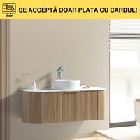 MOB.BAIE 1S RELIF OAK YG322-120cm