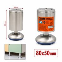 PICIOR MOBILIER 80X50 INOX 2385729