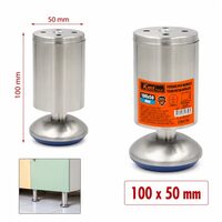 PICIOR MOBILIER 100X50 INOX 2385730