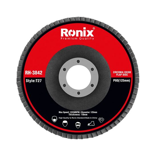 Disc de șlefuit lamelar RONIX P80 RH-3842
