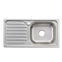 CHIUVETA INOX 1C+1P 75X40X14CM DR