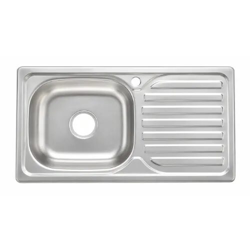 CHIUVETA INOX 1C+1P 75X40X14CM STG
