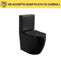 VAS WC SET 605X370X800 YJ-8381 M-001 matte black