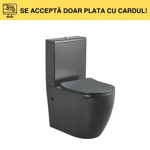 VAS WC SET 605X370X800 YJ-8381 M-008 grey