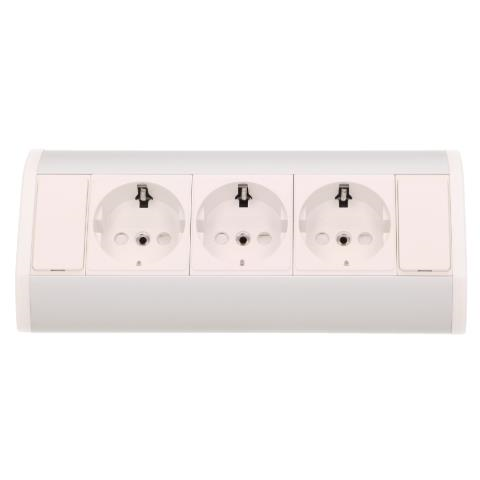 PRIZA MOB.3X2P+Z OR-GM-9001/W-G(GS) Orno