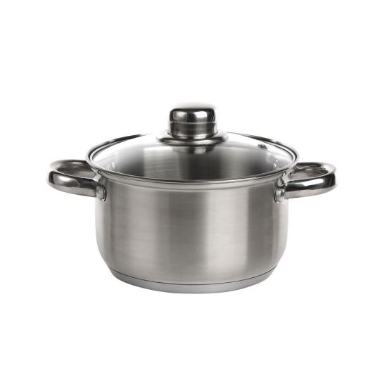 CASEROLA+CAPAC INOX FABIO 16CM 0204002423