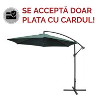 UMBRELA PARASOL BANANA GREEN 3M