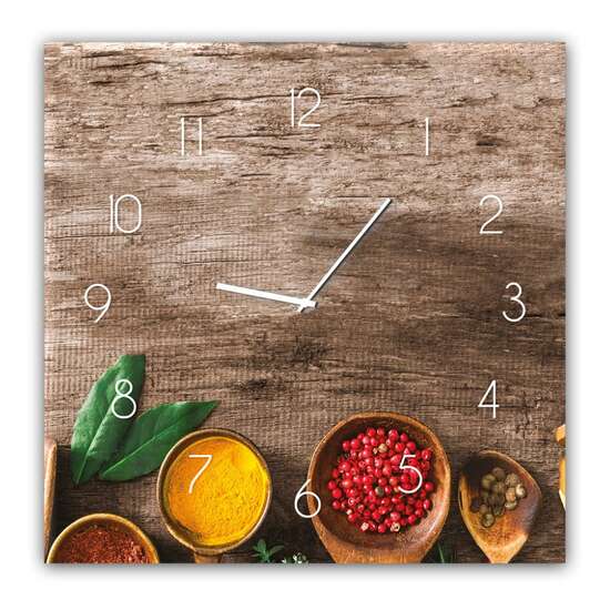 GLASSCLOCK 30X30 GC031 PEPPER GL-01013