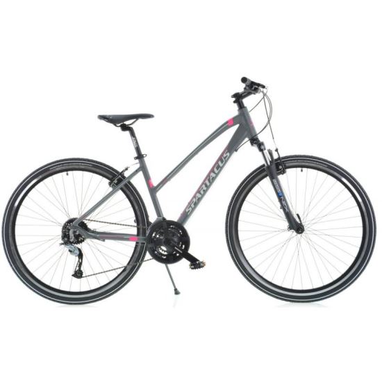 BICICLETA SPARTACUS CROSS 3.0 LADY SILVER 19