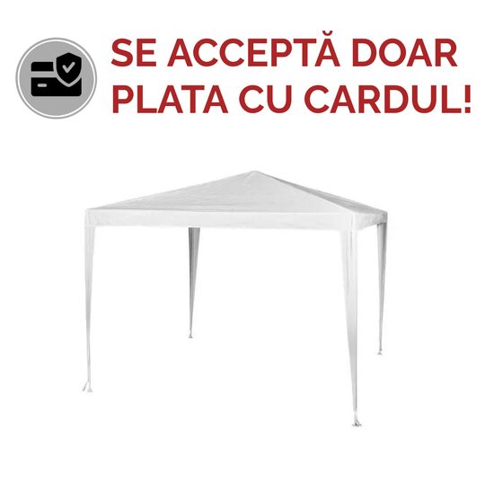 PAVILION 3X3M PE WHITE