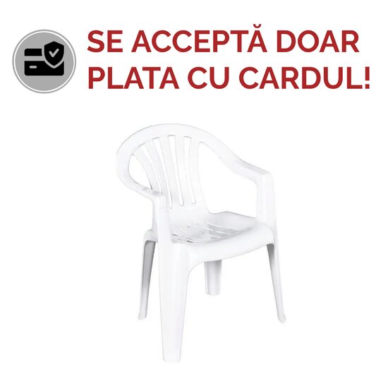 SCAUN FOTOLIU PL.CYRKON WHITE