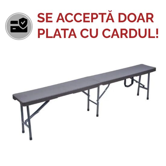 BANCA PLIANTA 180CM FOLDING BROWN