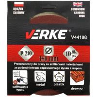 DISC ABRAZIV 180MM P210 10BUC V44198