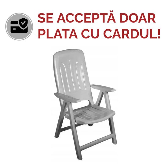 SCAUN GRAD.RASINA GRI GRAY