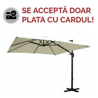 UMBRELA ROMA 3X3 TAUPE MARO PARASOL