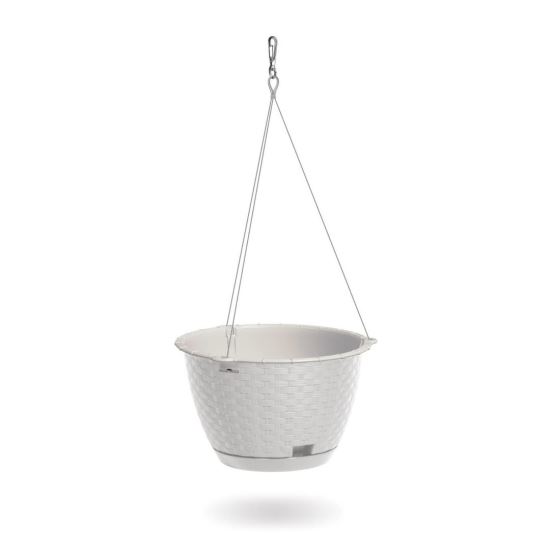 GHIVECI AGATAT RATOLLA ROUND ALB DRLW240S-S449