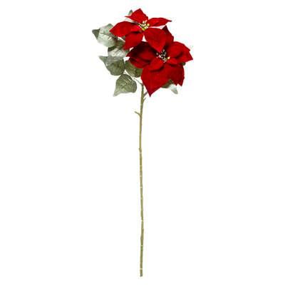 XMAS CRENGURA POINSETTIA 75CM 176699 JJA