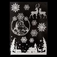 XMAS STICKER FEREASTRA 29X41CM 141574 JJA