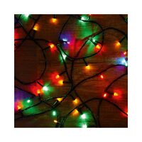 XMAS GHIRLANDA LED PT INT. MULTICOLOR 100XLED KII100/M