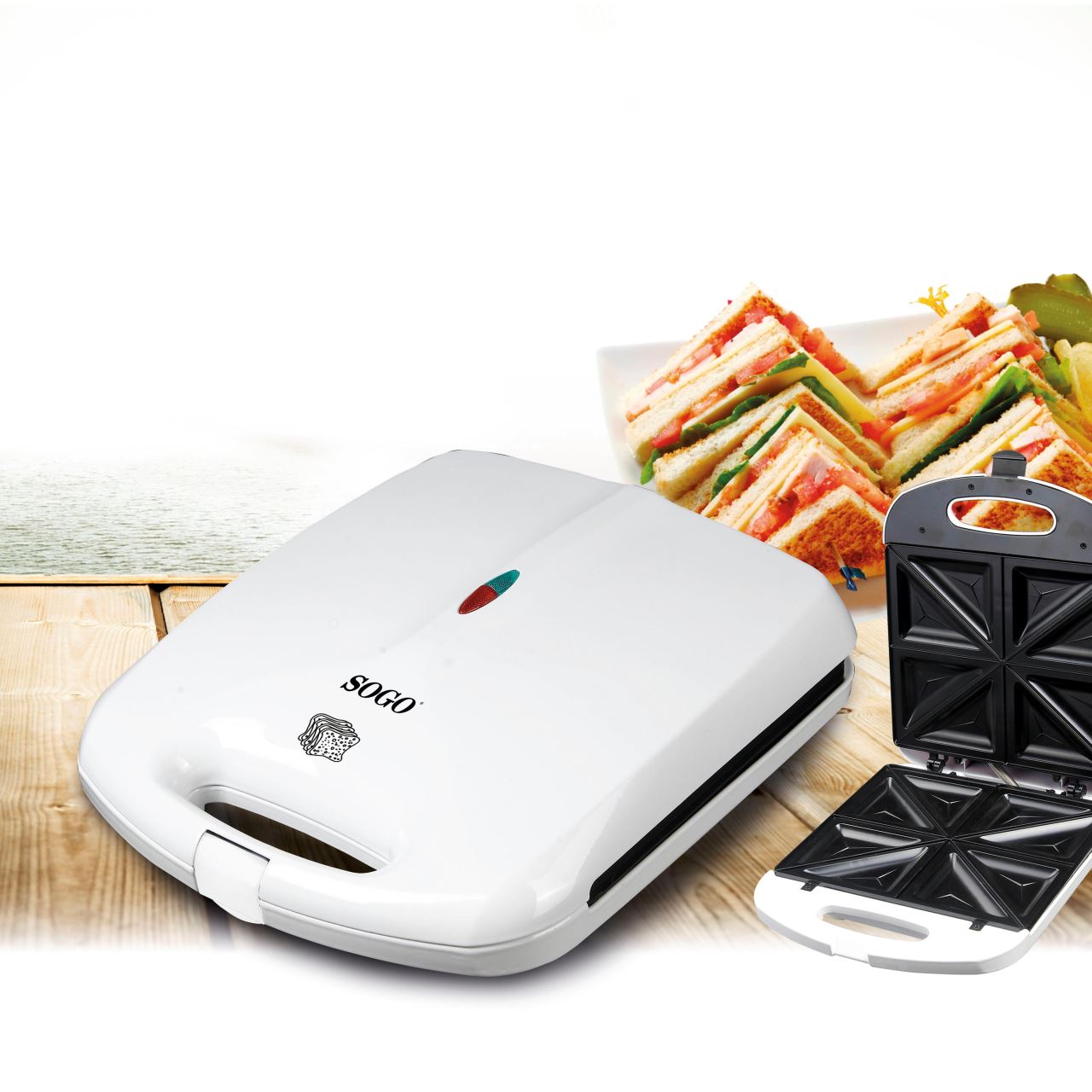 SANDWICHMAKER 1200W 4P 7175 Sogo Evora Center