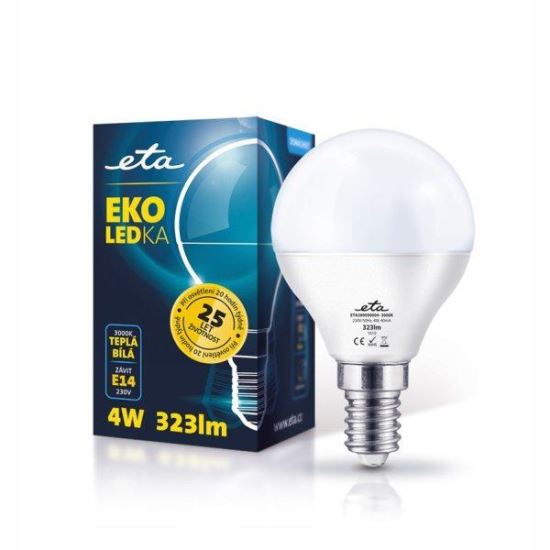 BEC LED SFERIC 4W E14 3000K ETA 389090004