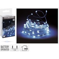 XMAS INST.SILVER 40LED 8701020